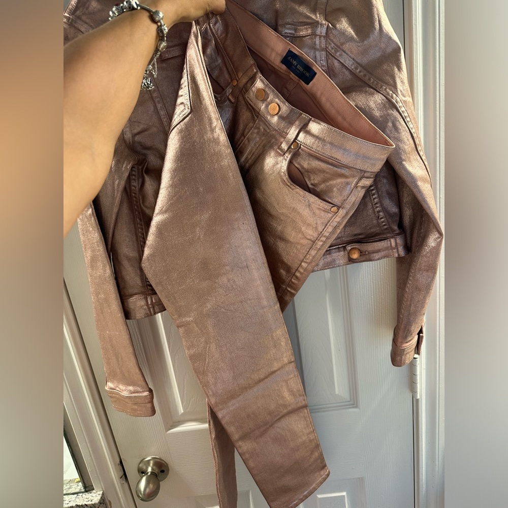 💕 Tamy Brook pink rose gold Claudia jeans Size -4 💕